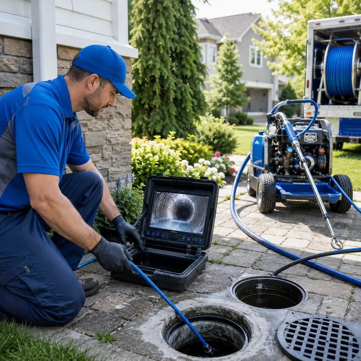 Outdoor drain cleaning professionals serving New Philadelphia, PA