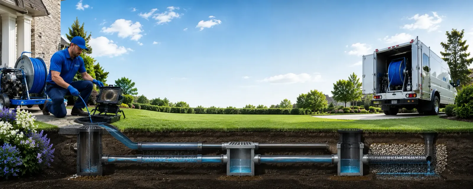Outdoor drain cleaning information for New Philadelphia, PA